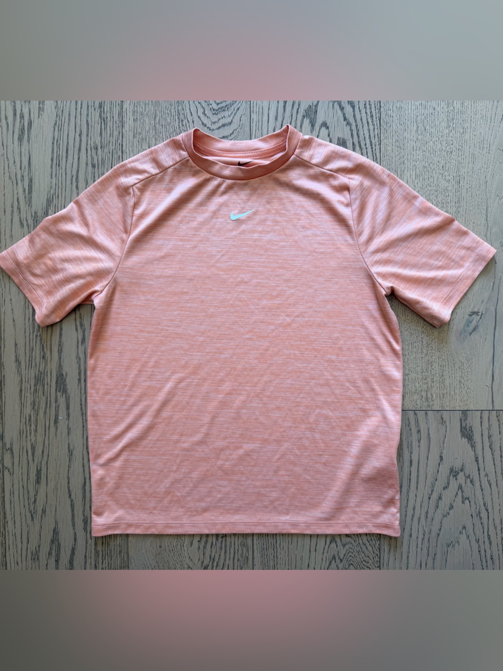 Nike Kids Boys Orange Short-Sleeve Dri-Fit Athletic T-Shirt w/ Logo, Size XL